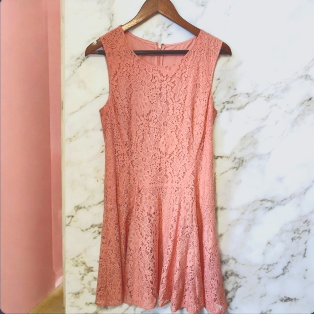 Tommy Hilfiger pink pace dress - Picture 3 of 15